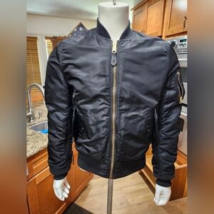 Alpha Industries Reversible Bomber Flight Jacket Intermediate MA-1 Size Medium